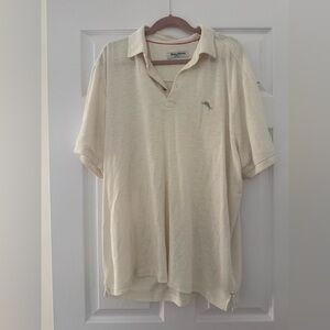 Tommy Bahama Off-White Polo Shirt